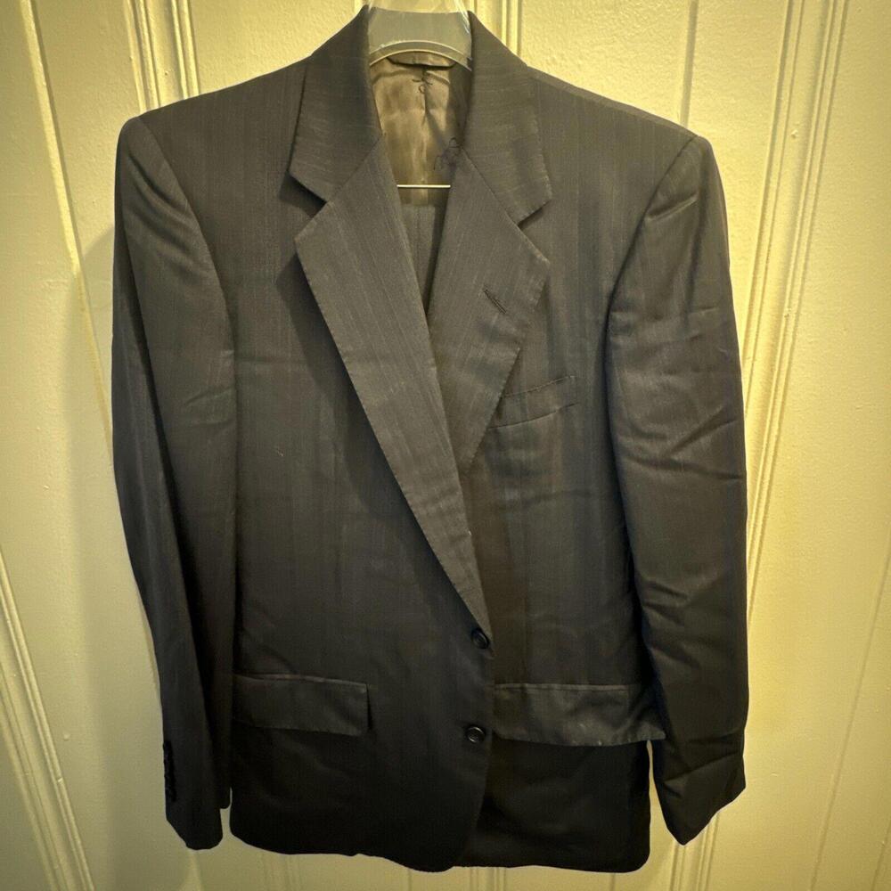 Bespoke Edgar Pomeroy Custom Tailored 38r 32x30 2pc Suit Wool